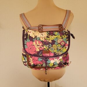 Sakroots Convertible Backpack - Violet Flower Power